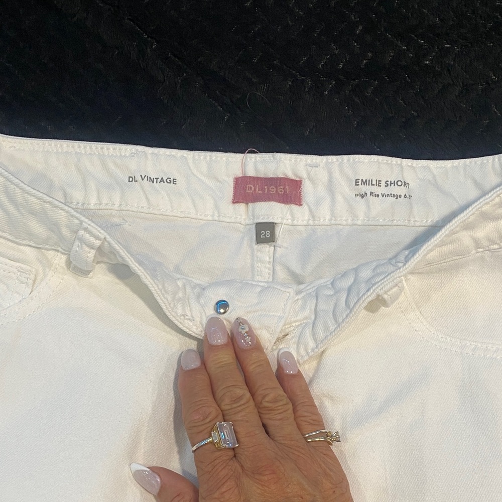 DL1961 Women's Cream High Rise Jeans